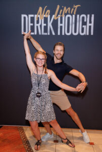 Reese Hulshult with Derek Hough