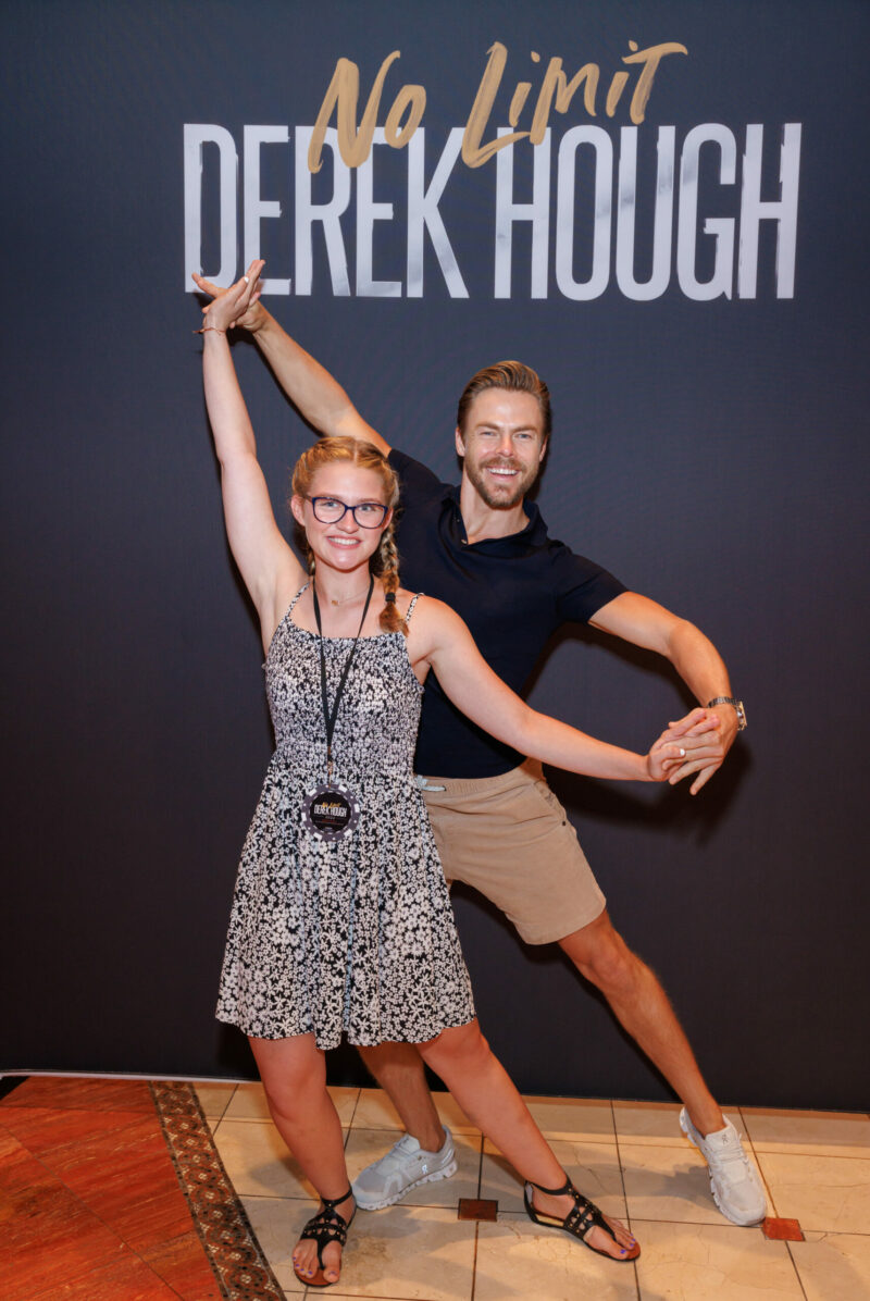 Reese with Derek Hough