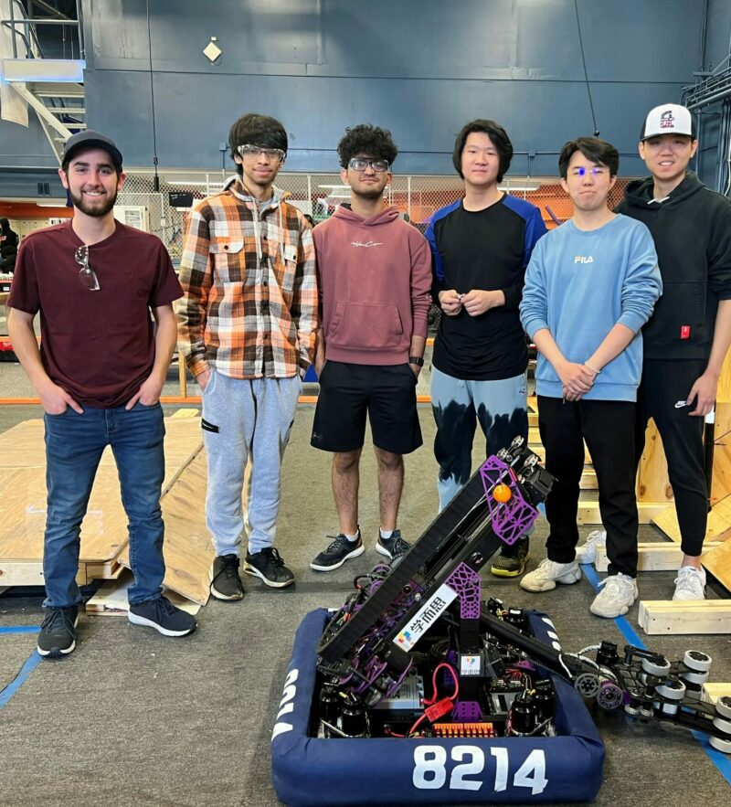 Respawn Robotics team with Cyber Unicorn