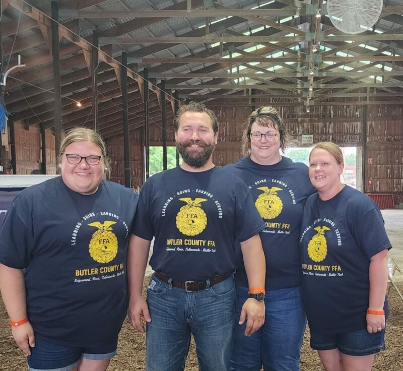 BUTLER TECH STUDENTS AT BUTLER COUNTY FAIR