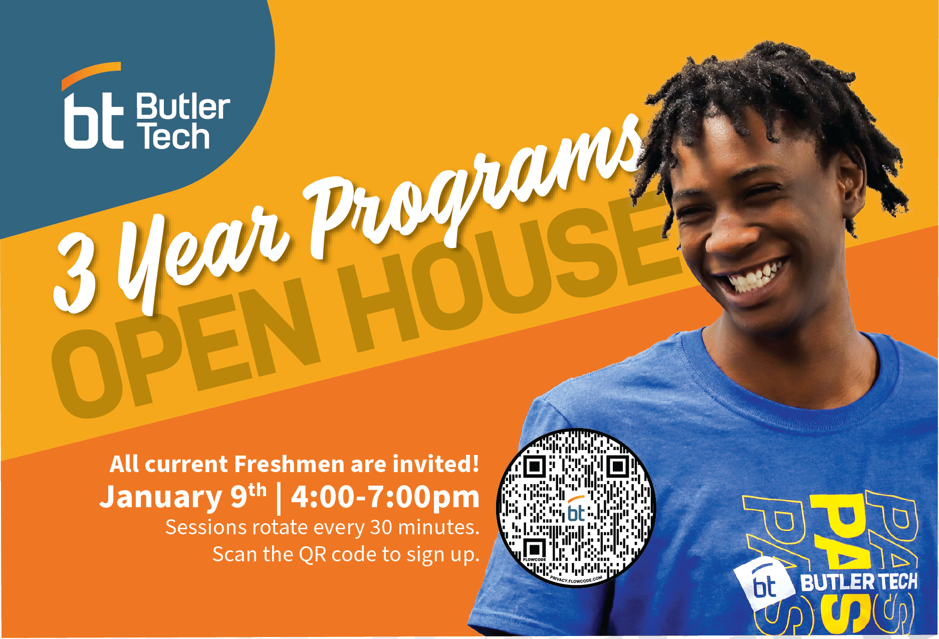 Open House for current freshmen Butler Tech