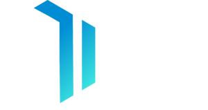 Logo for Life Sciences featuring a white hexagonal geometric design with blue gradient vertical bars on the left, symbolizing cGMP fundamentals, and the words “LIFE SCIENCES” in bold white text on the right against a black background.