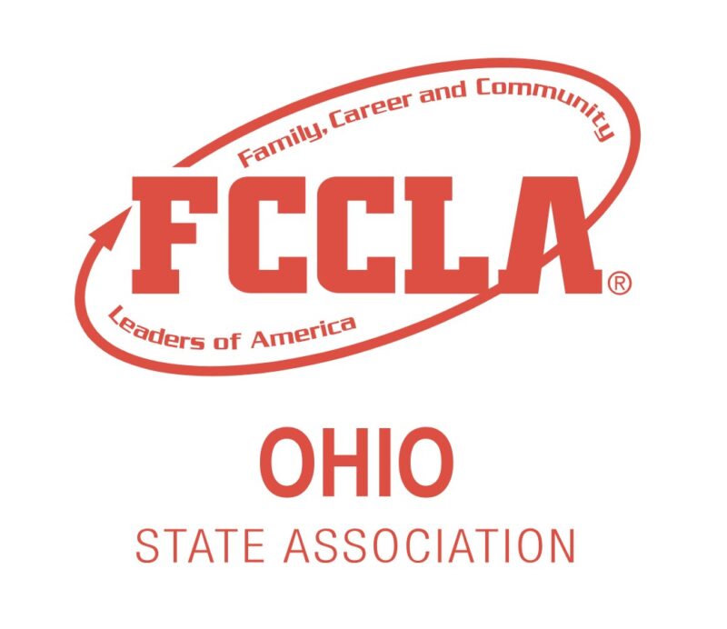 Red FCCLA logo with text: 
